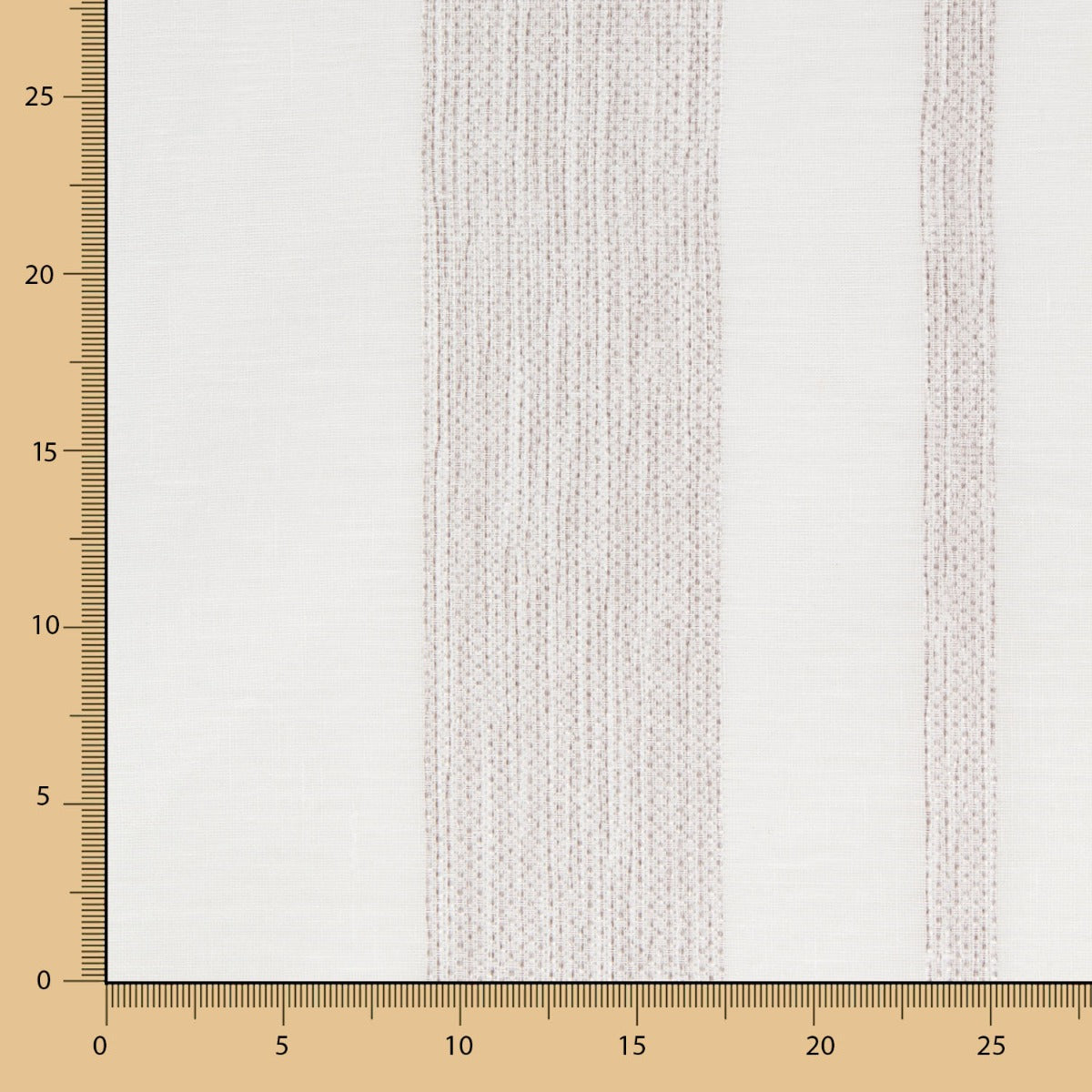 Tela Cortina Maxi Raya Marrón - Ribes y Casals