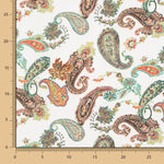 Viscosa Paisley Blanco - Ribes y Casals