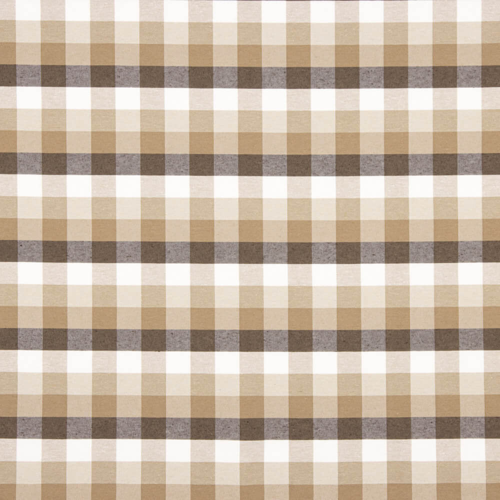 Mantelería Teflonado Cuadros Beige - Ribes y Casals