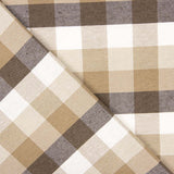 Mantelería Teflonado Cuadros Beige - Ribes y Casals