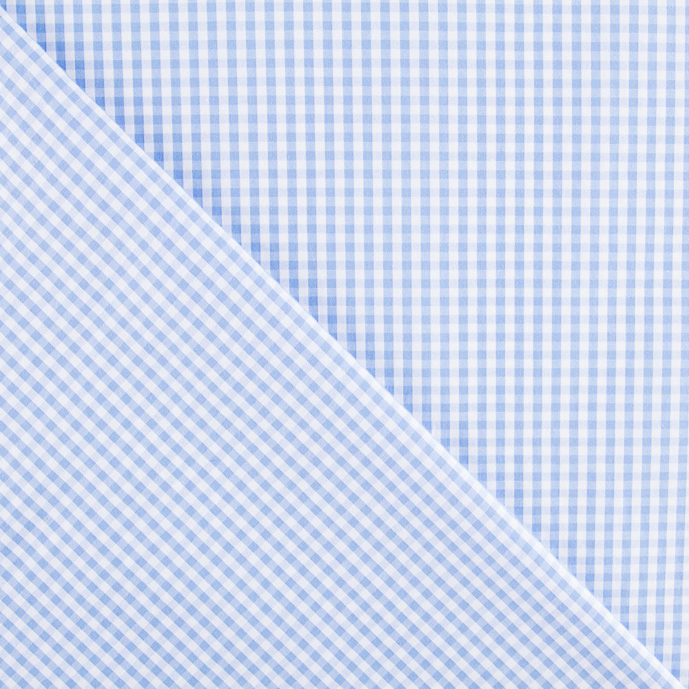 Seersucker Cuadro Azul - Ribes y Casals