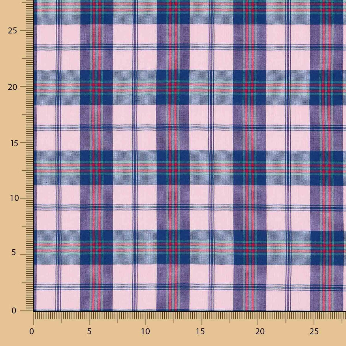 Sarga Cuadros Bicolor Rosa - Ribes y Casals