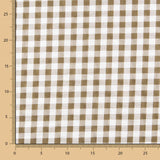 Seersucker Cuadro Maxi Kaki - Ribes y Casals