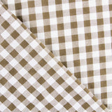 Seersucker Cuadro Maxi Kaki - Ribes y Casals