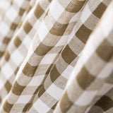 Seersucker Cuadro Maxi Kaki - Ribes y Casals