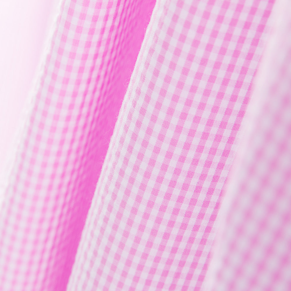 Seersucker Cuadro Mini Rosa - Ribes y Casals