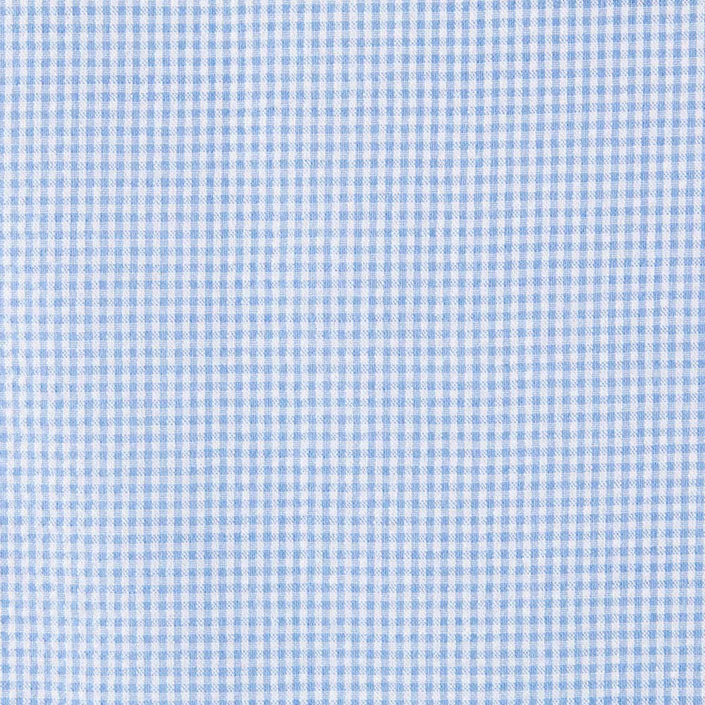 Seersucker Cuadro Mini Azul Mezcla - Ribes y Casals