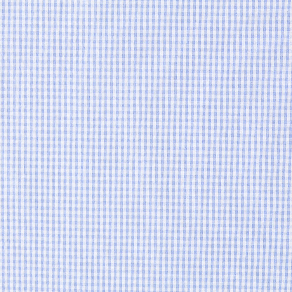 Seersucker Cuadro Mini Azul - Ribes y Casals