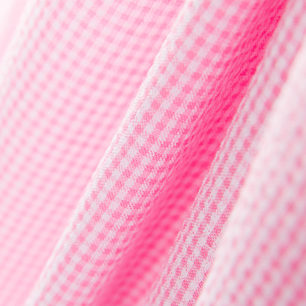 Seersucker Cuadro Mini Rosa Mezcla - Ribes y Casals