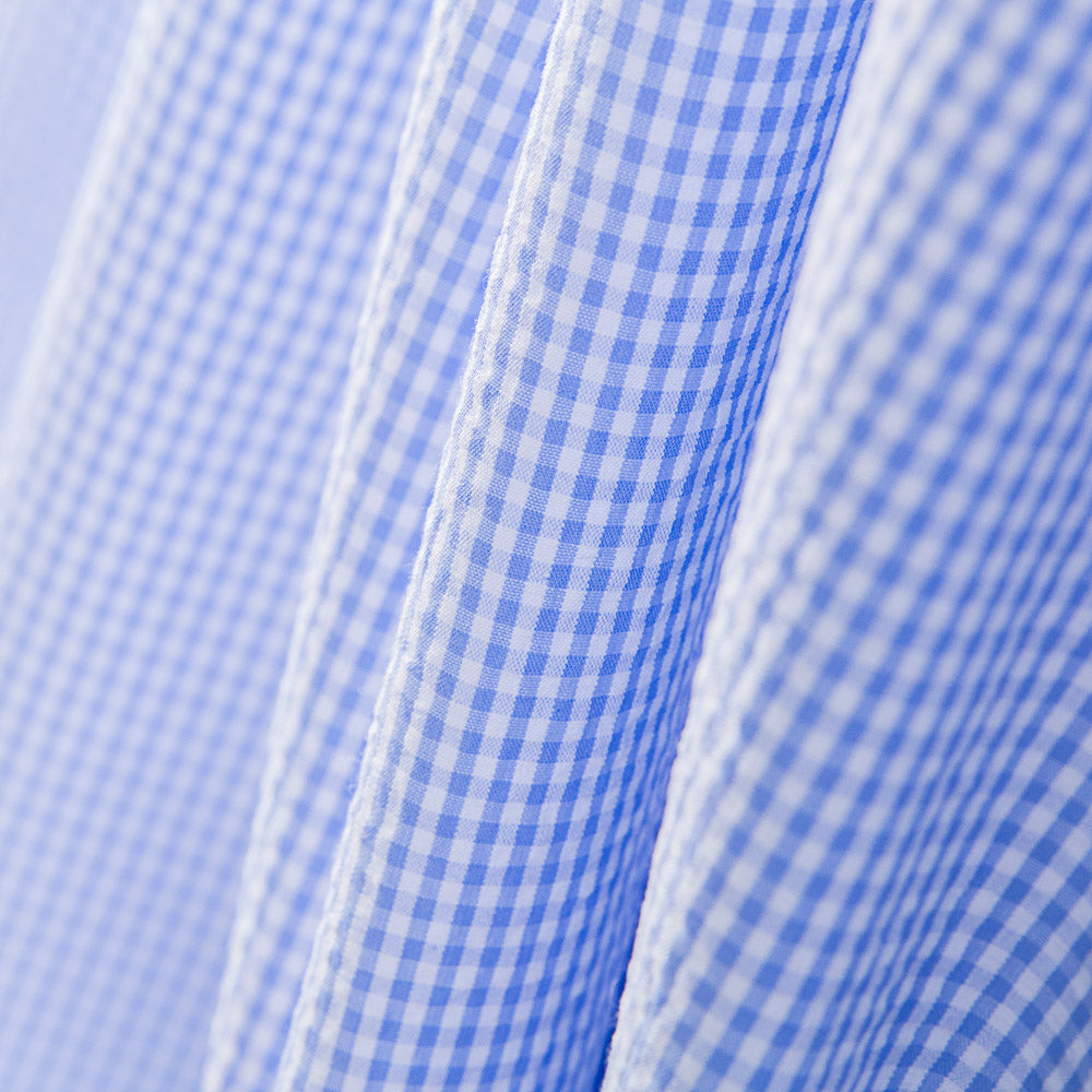 Seersucker Cuadro Mini Azul - Ribes y Casals