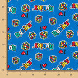 Retal Franela Love Rubiks 145x110 cm - Ribes y Casals