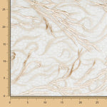 Tela Encaje Ramas Dorado - Ribes y Casals