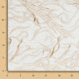 Tela Encaje Ramas Dorado - Ribes y Casals