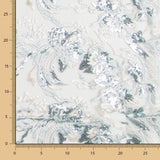 Tela Encaje Ramas Lentejuela Porcelana - Ribes y Casals