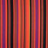 Georgette Estampado Rayas Fucsia - Ribes y Casals