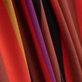 Georgette Estampado Rayas Fucsia - Ribes y Casals