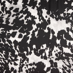 Satén Estampado Moteado Negro - Ribes y Casals