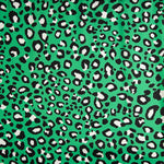 Satén Estampado Leopardo Verde - Ribes y Casals