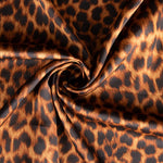 Satén Estampado Leopardo Fuego - Ribes y Casals