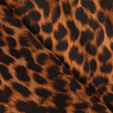Satén Estampado Leopardo Fuego - Ribes y Casals