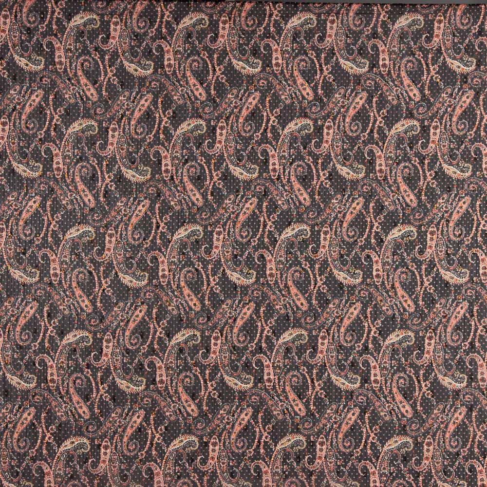 Gasa Pasiley Lunar Negro - Ribes y Casals