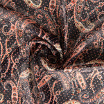 Gasa Pasiley Lunar Negro - Ribes y Casals