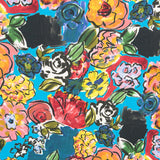 Plana Poliéster Flor Turquesa - Ribes y Casals