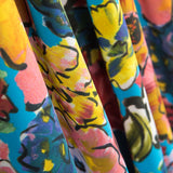 Plana Poliéster Flor Turquesa - Ribes y Casals