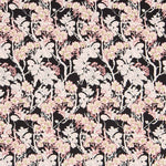 Sarga Spandex Flor Fondo Negro - Ribes y Casals