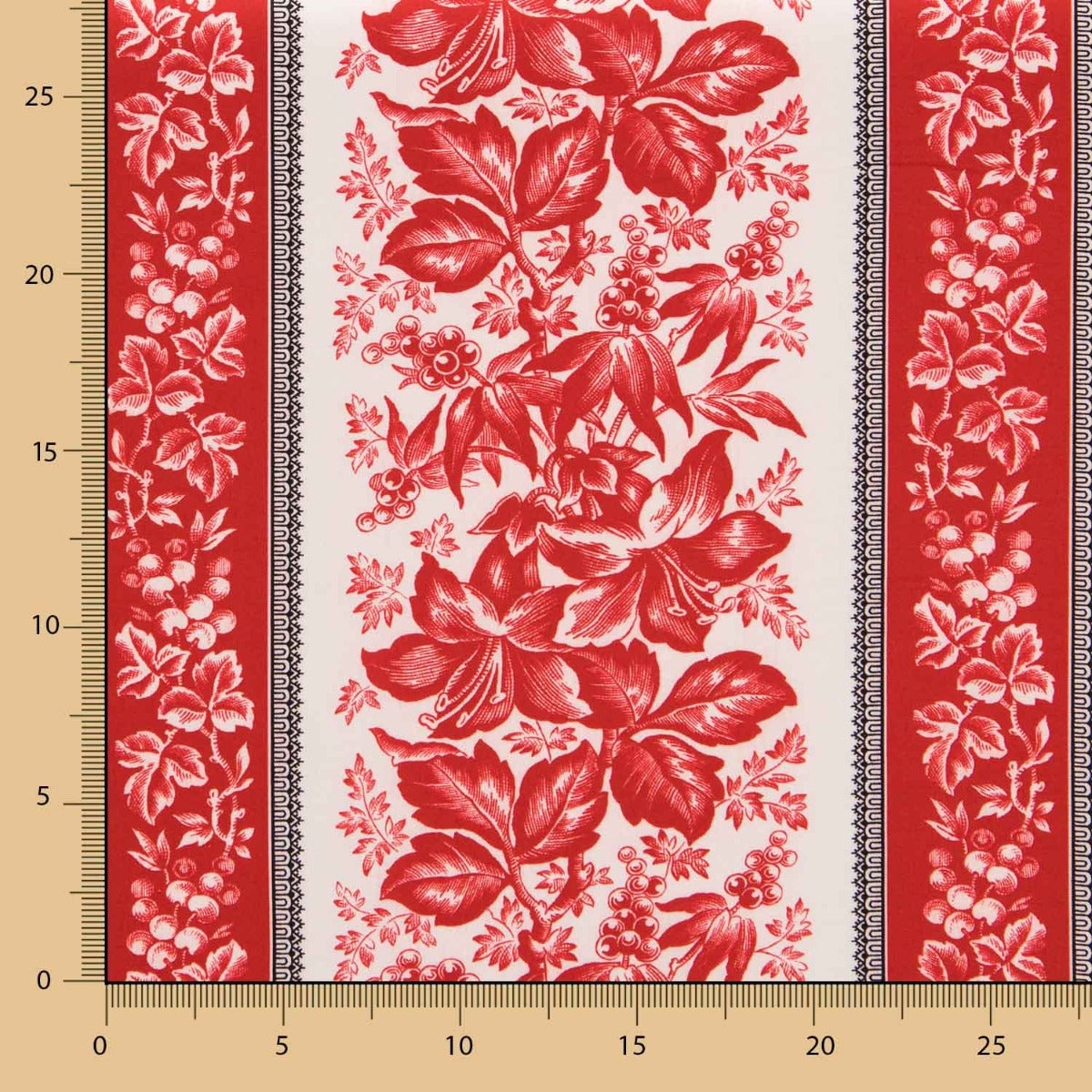 Patch Americano Bayadera Floral Rojo - Ribes y Casals