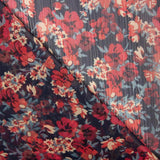 Gasa Poliéster Flores Grana - Ribes y Casals