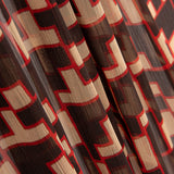 Bambula Poliéster Trigonometria Marrón - Ribes y Casals