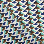 Bambula Poliéster Geo Verde Agua - Ribes y Casals