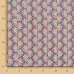 Gasa Lurex Abanico Azul - Ribes y Casals