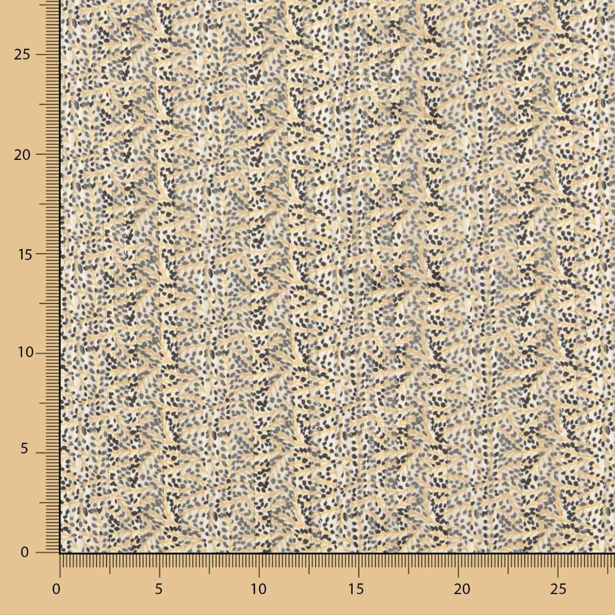 Gasa Lurex Moteado Beige - Ribes y Casals