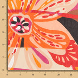 Tela Gasa Poliéster Maxiflor Naranja - Ribes y Casals