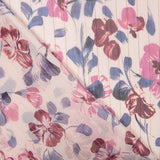 Gasa Lurex Flor Rosa Claro - Ribes y Casals