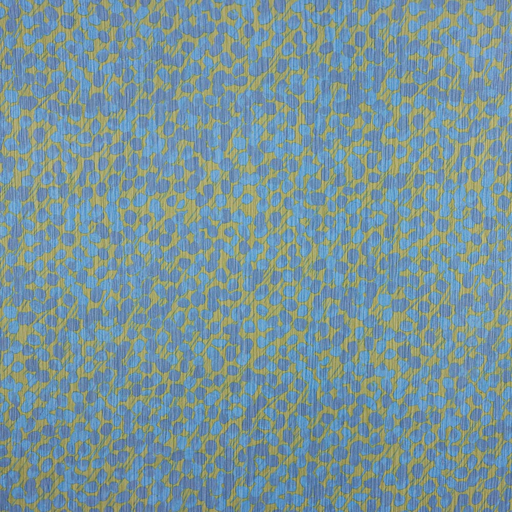 Bambula Poliéster Flores Azul - Ribes y Casals