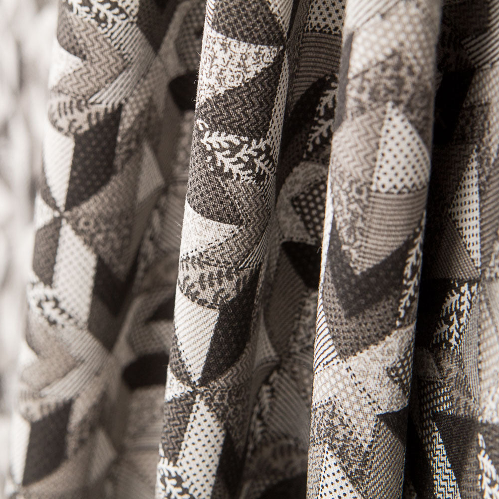 Algodón Patchwork Star Negro - Ribes y Casals