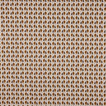 Popelín Algodón Geométrico Marrón - Ribes y Casals