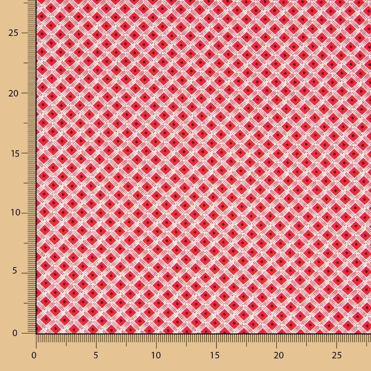 Patch Americano Geométrico Rojo - Ribes y Casals