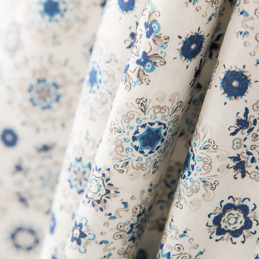 Algodón Flor Sueño Azul - Ribes y Casals