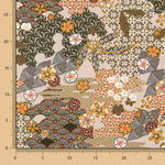 Popelín Viscosa Patch Beige - Ribes y Casals
