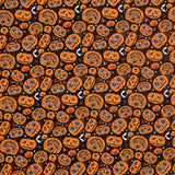 Retal Popelín Halloween Calabazas Oeko-Tex® 180x140 cm - Ribes y Casals