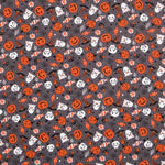 Popelín Halloween Calabazas Fantasma Gris Oeko-Tex® - Ribes y Casals