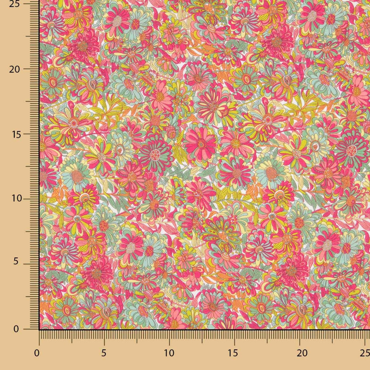 Algodón Willow Rose Tana Lawn Liberty - Ribes y Casals