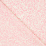 Tela Liberty Hojas Palma Rosa - Ribes y Casals