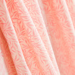 Tela Liberty Hojas Palma Rosa - Ribes y Casals