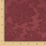 Tela Loneta Jacquard Granate - Ribes y Casals