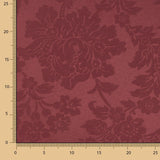 Tela Loneta Jacquard Granate - Ribes y Casals